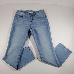 Girls Sz 12+ Justice Mid Rise Super Skinny Stretch